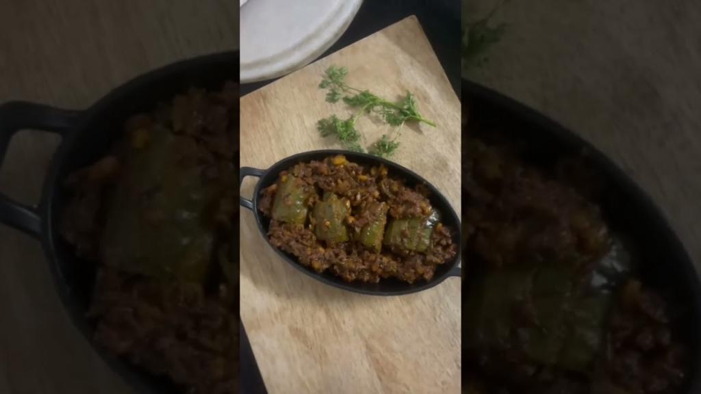 Stuffed Bell Peppers (Bharwa Shimla Mirch) - Indian Style