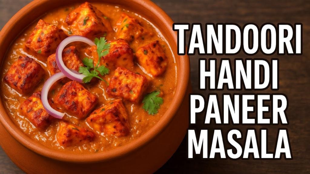 Tandoori Handi Paneer Tikka Masala Gravy - Indian Style