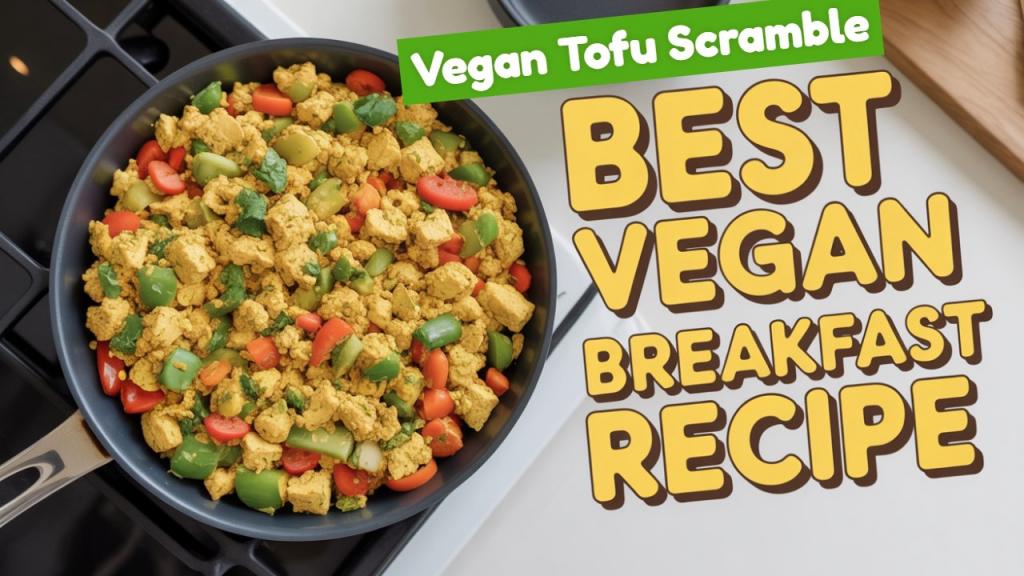Tofu Scramble – Healthy Vegan Breakfast