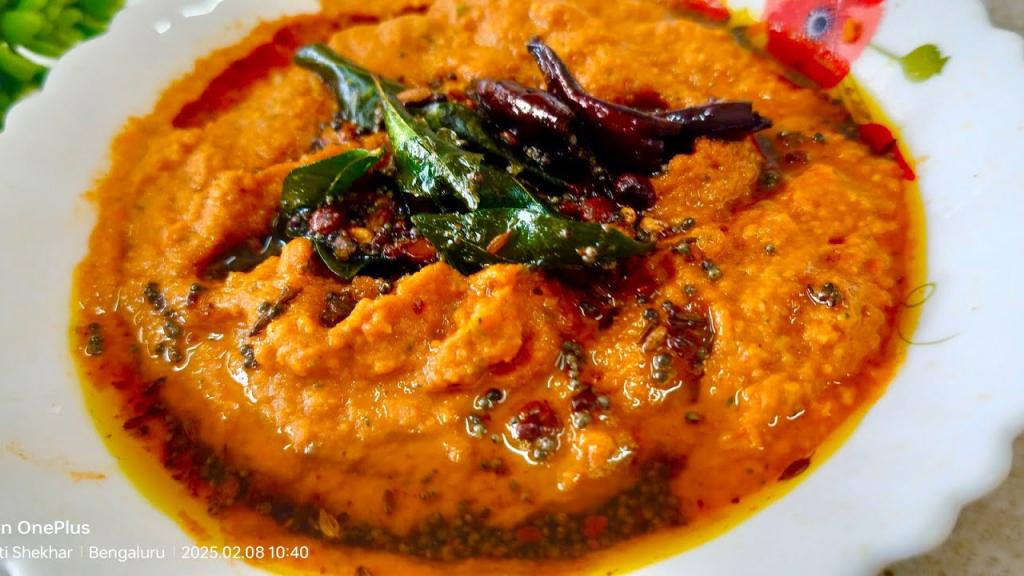 Tomato Chutney - South Indian Style