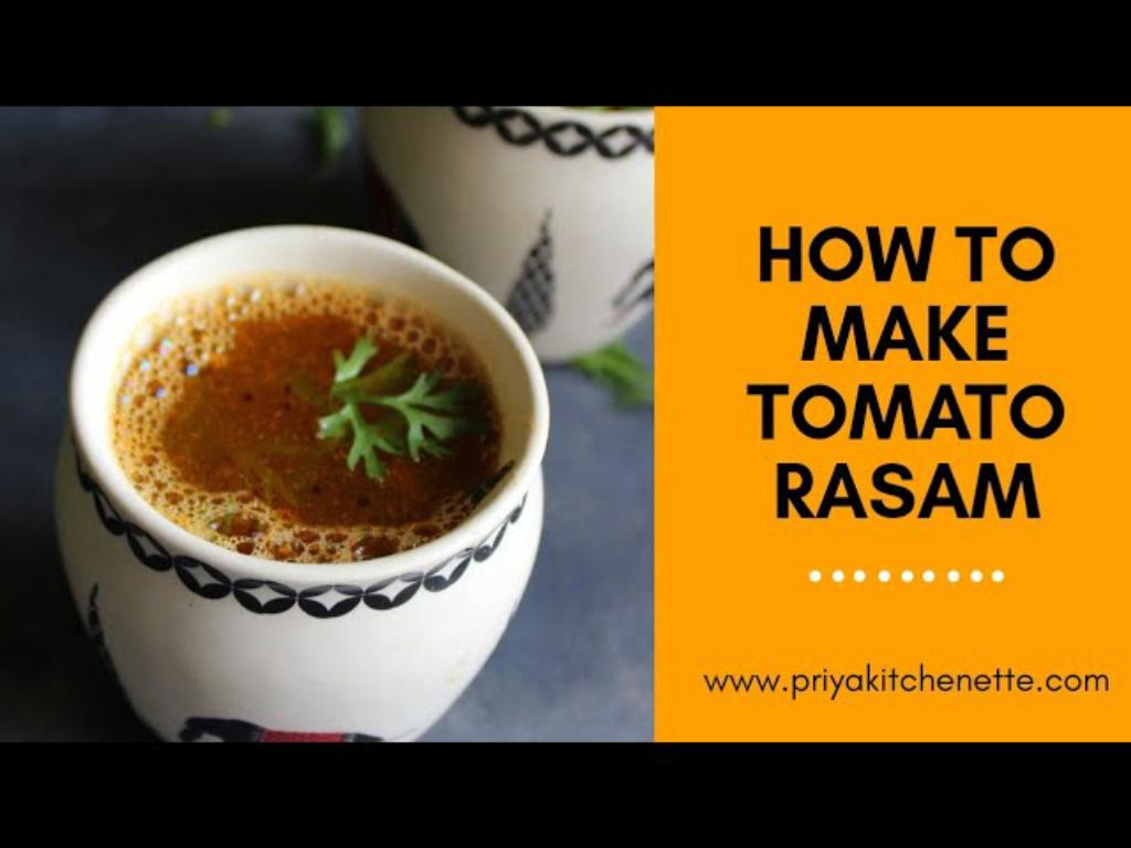 Tomato Rasam – South Indian Style