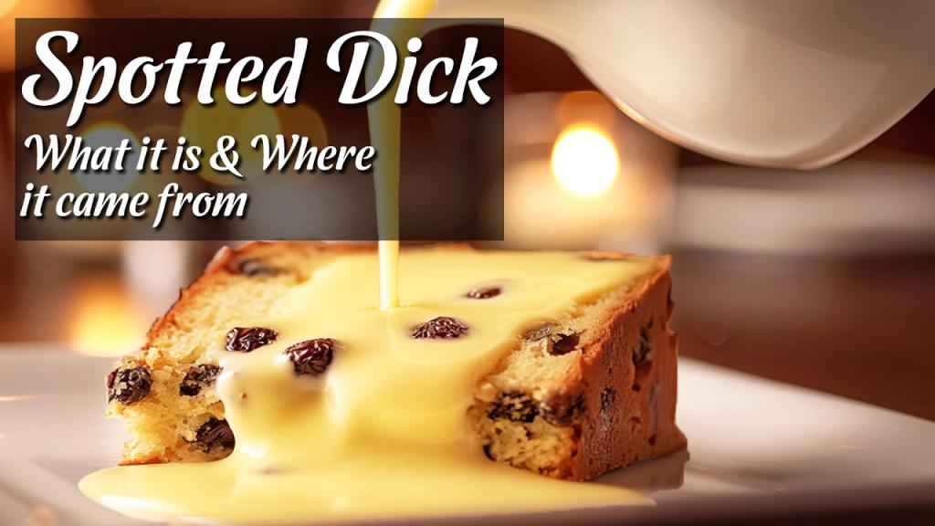 Traditional Spotted Dick – UK Dessert