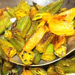 Crispy Bhindi Fry (Okra Stir Fry)