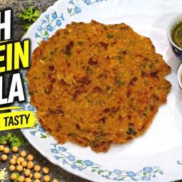 High Protein Soya Chunks and Besan Chilla
