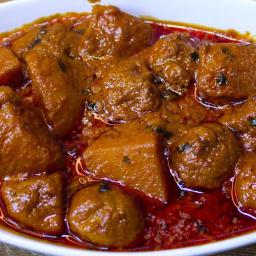 Aloo Soyabean Masala - Dhaba Style
