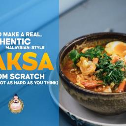 Malaysian-Style Laksa from Scratch