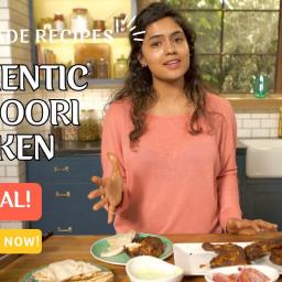 Authentic Chicken Tandoori with Mint and Cilantro Raita – Pakistani Style