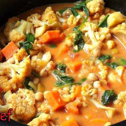 Slow Cooker Vegetable Curry – Indian Style