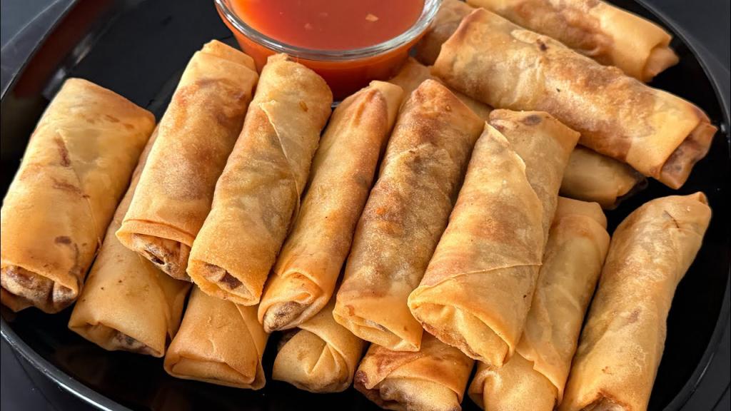 Vegetable Spring Rolls - 3 Folding Methods