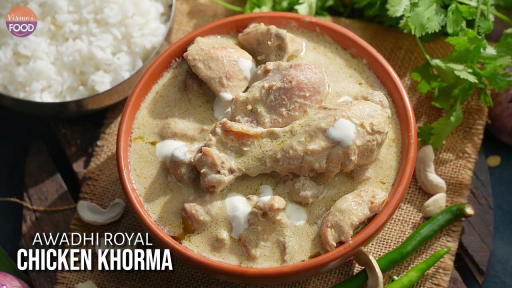 White Chicken Korma – Awadhi Style