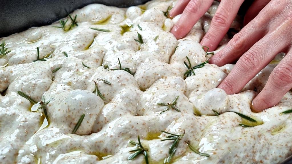 Whole Wheat Focaccia with Rosemary – Italian Style