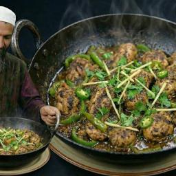 Black Pepper Chicken Karahi